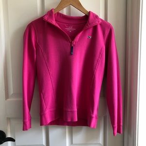 Vineyard Vines pink half zip‼️